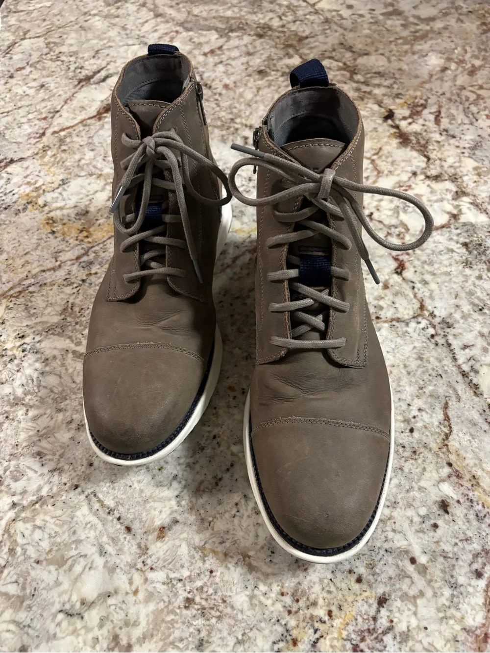 Cole Haan Men's Taupe-Brown Chukka Boots